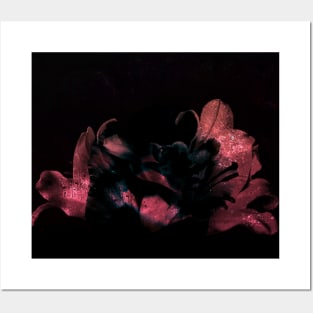 Dark floral #3 Posters and Art
